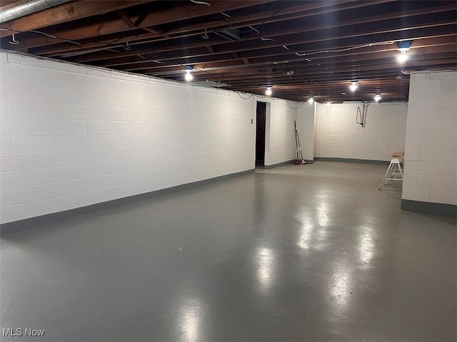 174 N Vine St, Columbiana, OH 44408 - view of unfinished basement