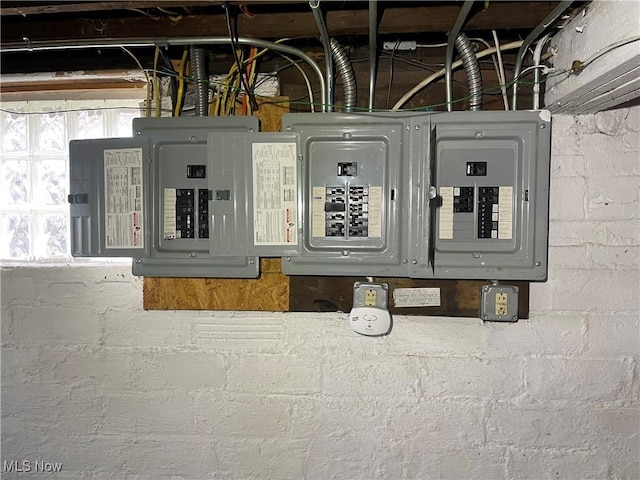 utility room featuring electric panel