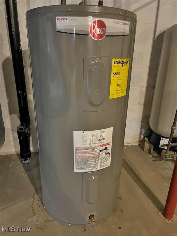 utilities with electric water heater