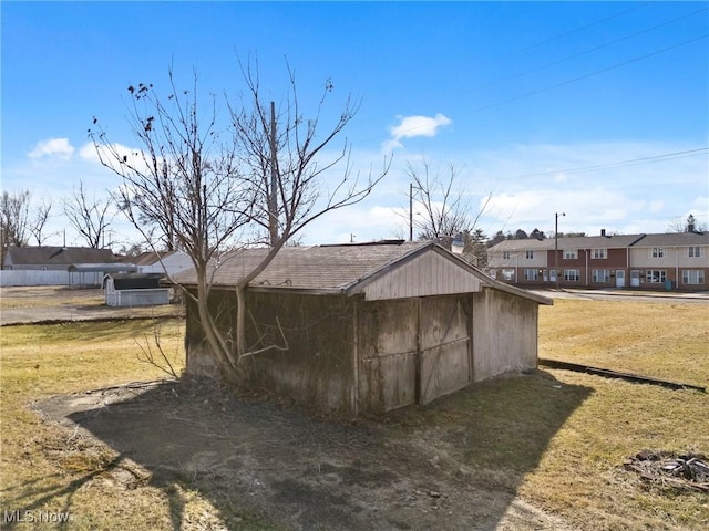 view of outbuilding featuring an outdoor structure