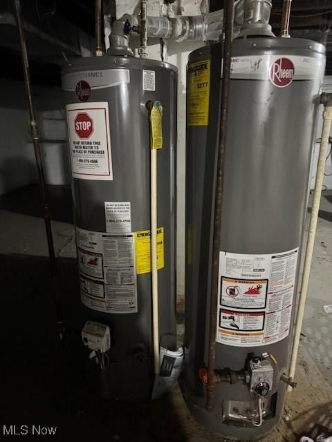 utilities with water heater