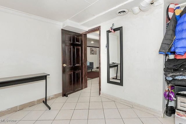 4707 Brookhigh Dr, Brooklyn, OH 44144 - hallway with ornamental molding and visible vents