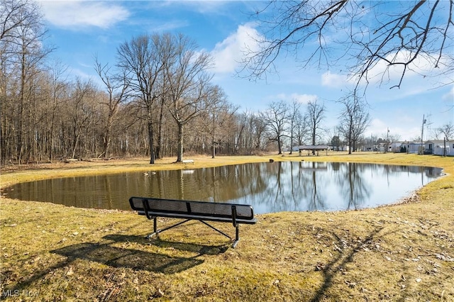 property view of water