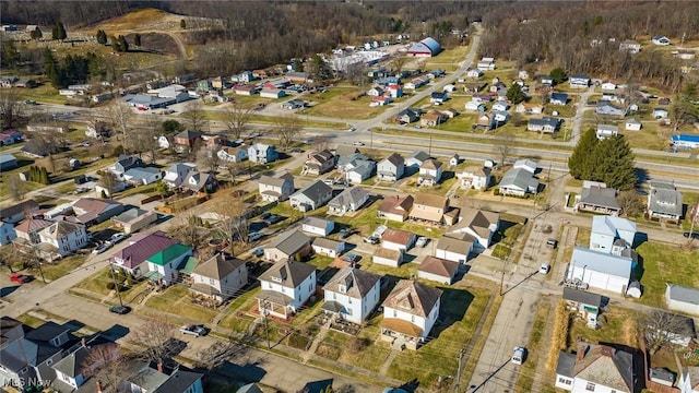 birds eye view of property featuring a residential view