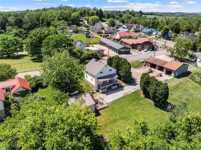 birds eye view of property featuring a residential view