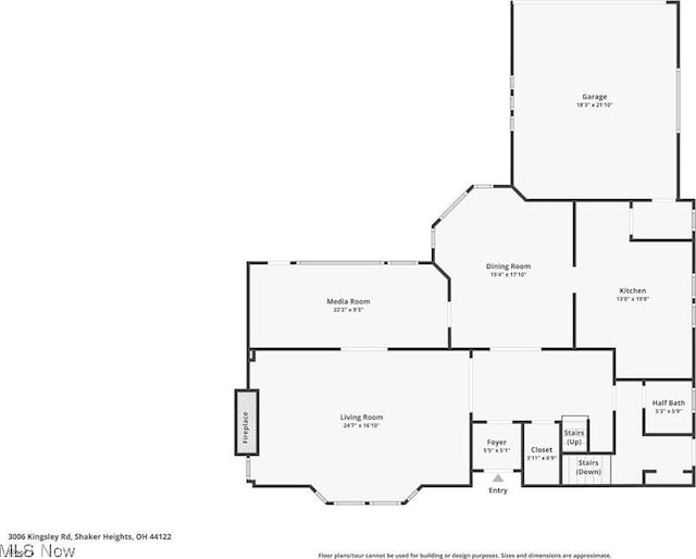 3006 Kingsley Rd, Shaker Heights, OH 44122 - floor plan