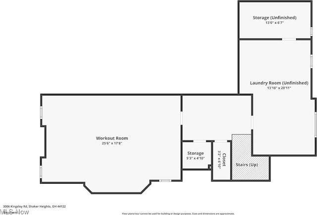 3006 Kingsley Rd, Shaker Heights, OH 44122 - floor plan