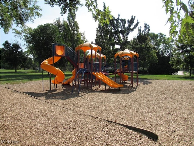 view of communal playground