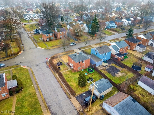 birds eye view of property featuring a residential view