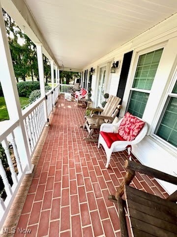 view of patio / terrace featuring a porch