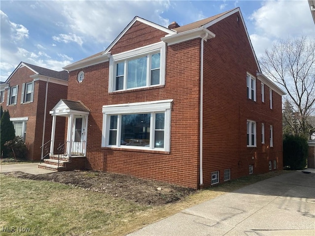 2448 Warrensville Center Rd, University Heights, OH 44118 - traditional home with brick siding