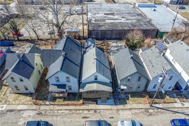 drone / aerial view featuring a residential view