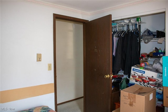 view of closet