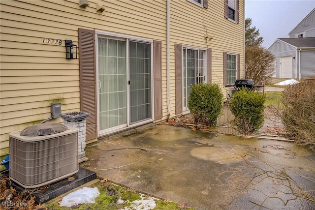 view of patio / terrace with cooling unit