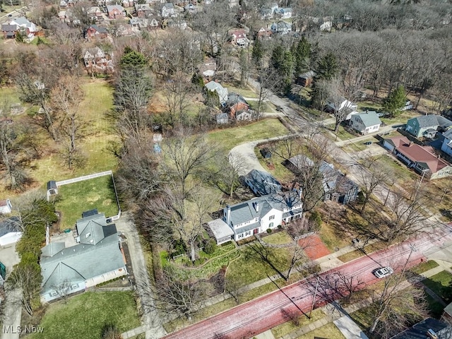 drone / aerial view featuring a residential view