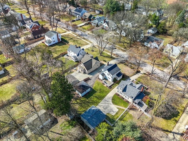 birds eye view of property featuring a residential view