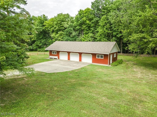 3164 Old Weymouth Rd, Medina, OH 44256 - detached garage featuring fence