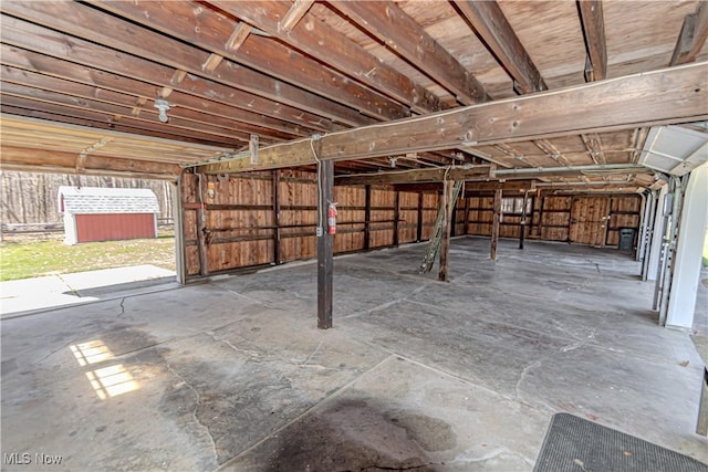 3164 Old Weymouth Rd, Medina, OH 44256 - garage with a shed