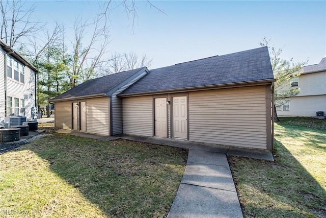 garage with central AC