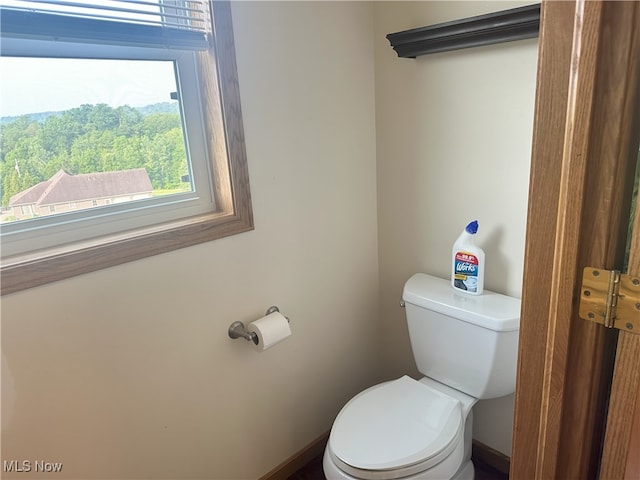 17583 Davis Ridge Rd, Caldwell, OH 43724 - bathroom with healthy amount of natural light and toilet