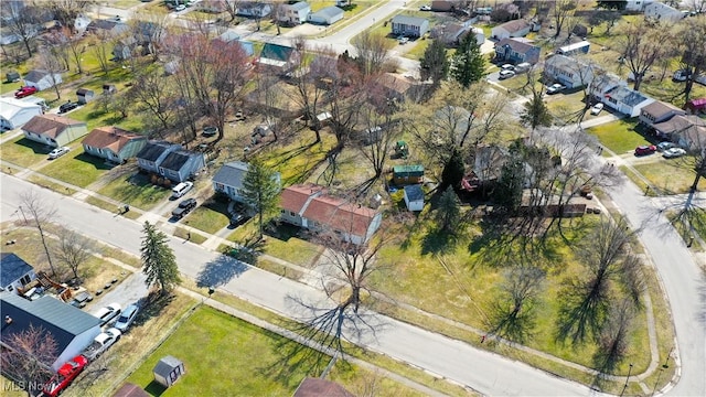 birds eye view of property featuring a residential view