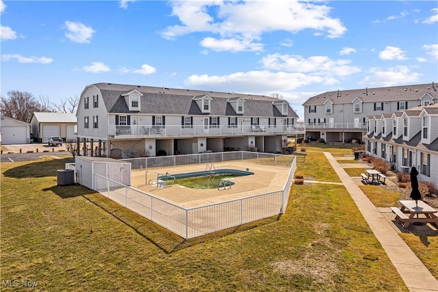 exterior space featuring a residential view