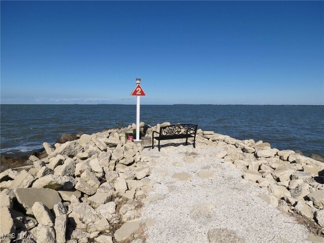 view of water feature