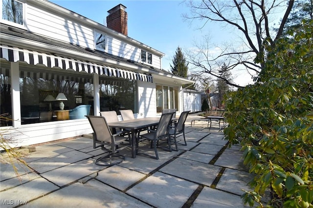 view of patio / terrace with outdoor dining area