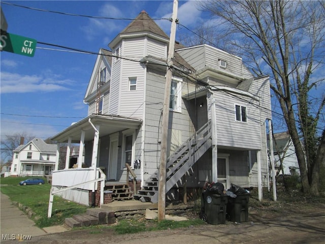 view of property exterior