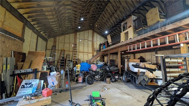 storage area featuring a garage