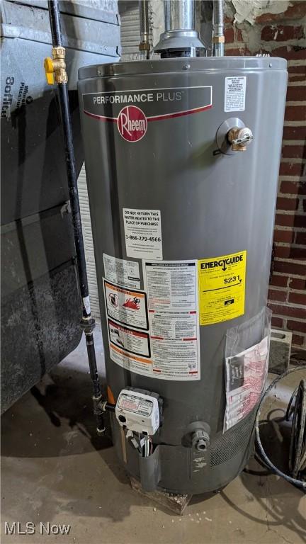 utilities with gas water heater