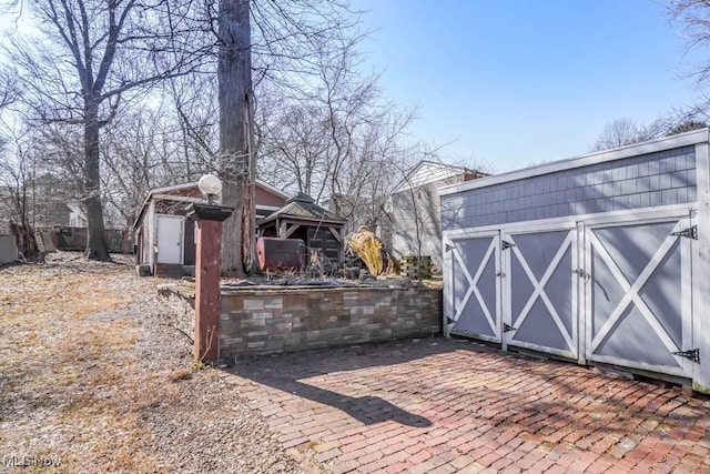 view of outbuilding featuring an outdoor structure