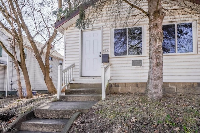 view of entrance to property