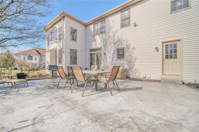 view of patio / terrace featuring outdoor dining area