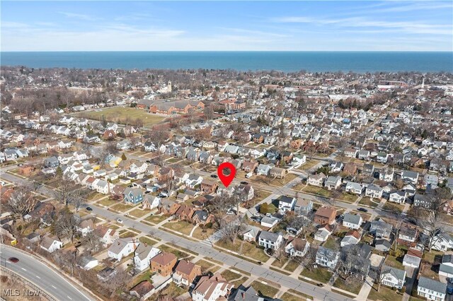 birds eye view of property featuring a residential view