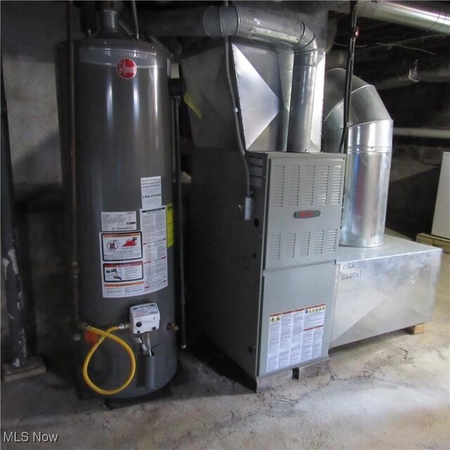 utilities with gas water heater