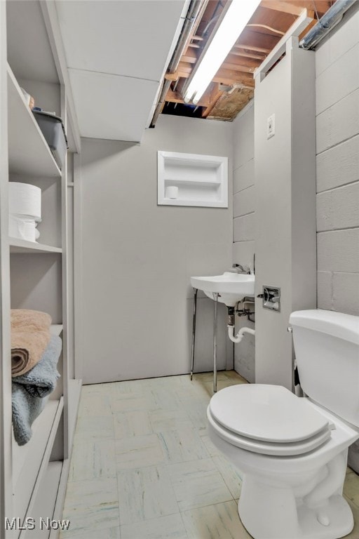 half bath with toilet