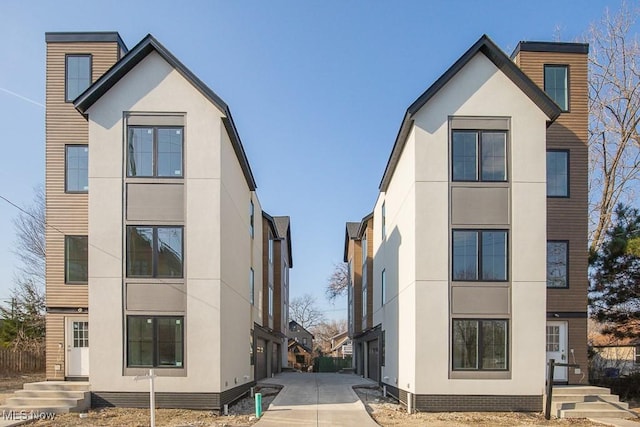 exterior space featuring a garage and driveway