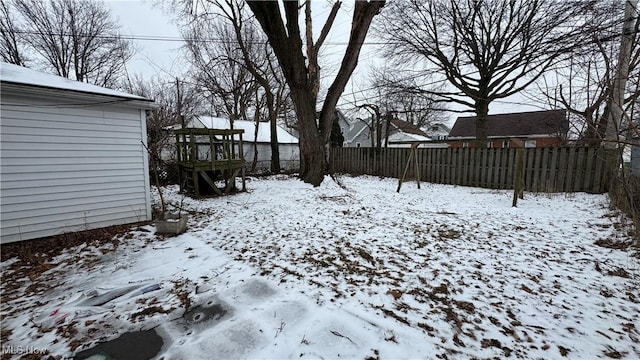 20900 Priday Ave, Euclid, OH 44123 - view of yard layered in snow