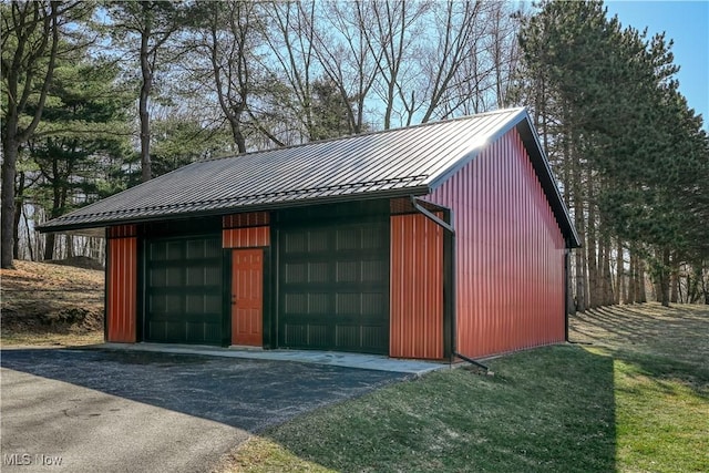 view of outbuilding with an outdoor structure