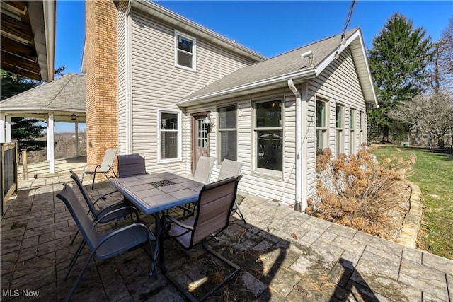 view of patio / terrace with outdoor dining space