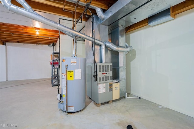 utilities with gas water heater