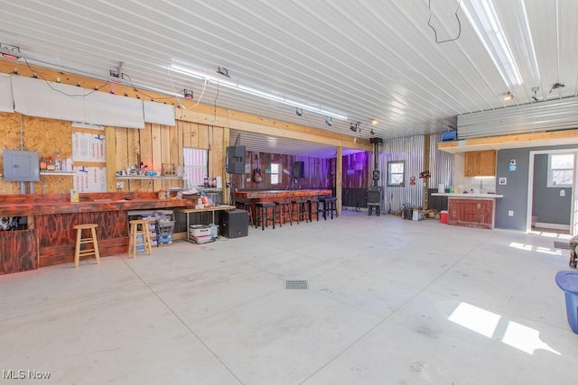 6603 Congress Rd, Spencer, OH 44275 - garage with a workshop area and electric panel