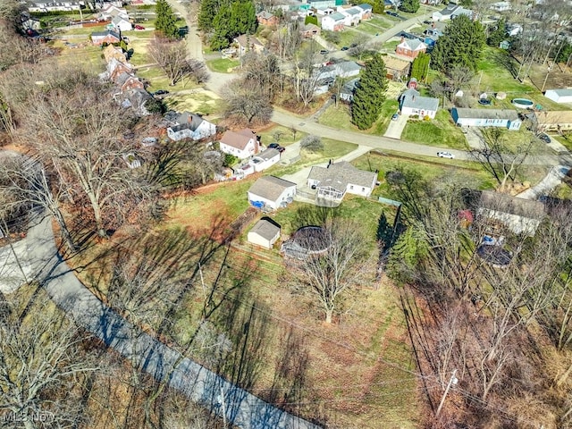 drone / aerial view featuring a residential view