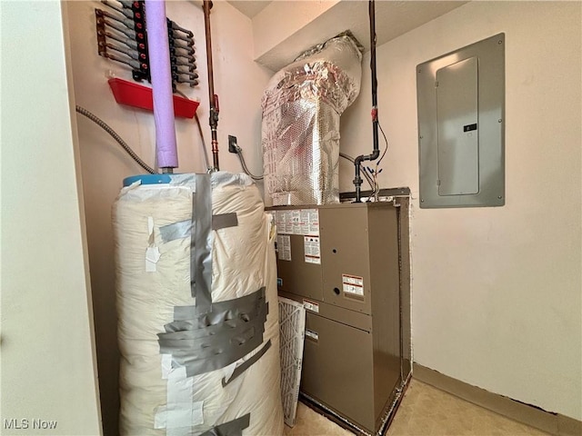 utility room featuring electric panel