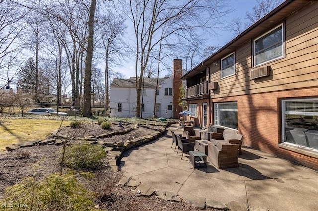 view of patio / terrace with an outdoor living space