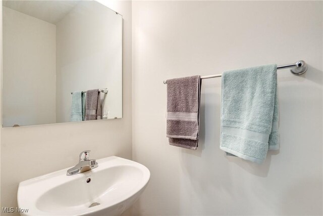 bathroom with a sink