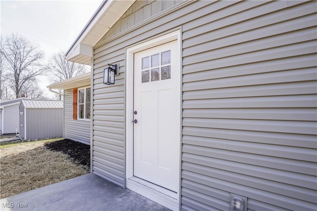 view of property entrance