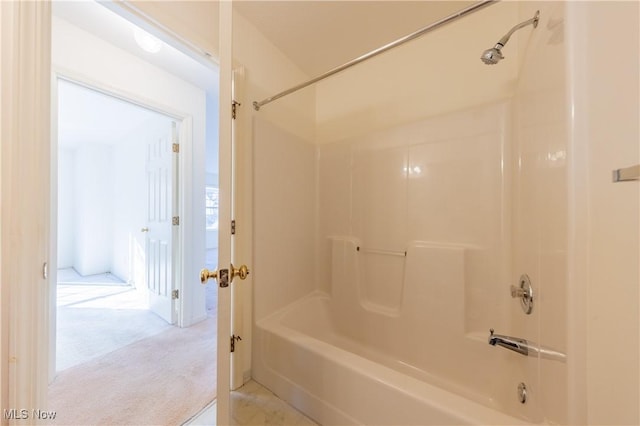 bathroom with shower / bath combination