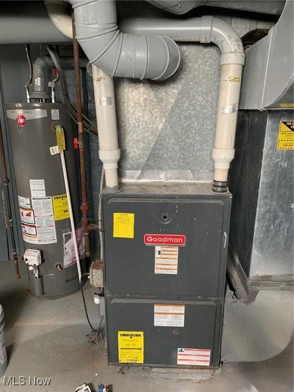 utilities with gas water heater